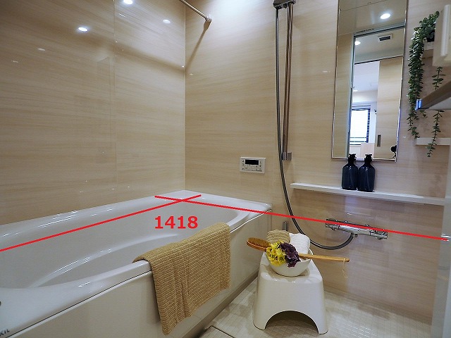 デュオ成増サザンテラス　浴室　バスルーム　サイズ　ユニットバス