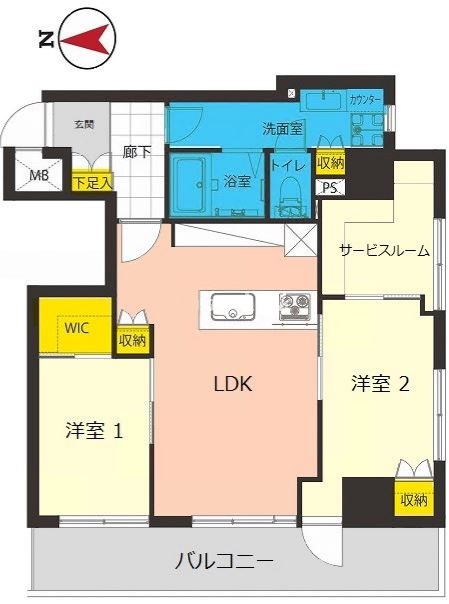 トーカンマンション大山　間取