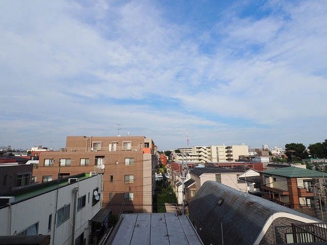 江古田第4ローヤルコーポ　眺望良好　バルコニー　景色