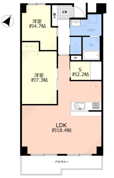 東急ドエルアルス成増　間取　3階