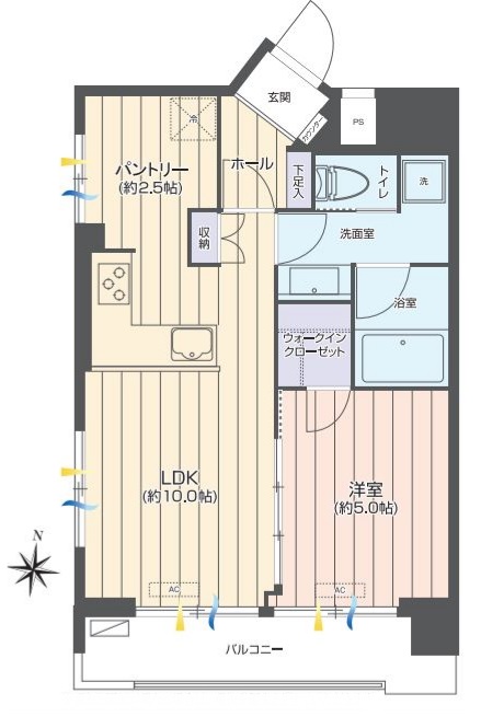 マンションときわ台　間取　3階