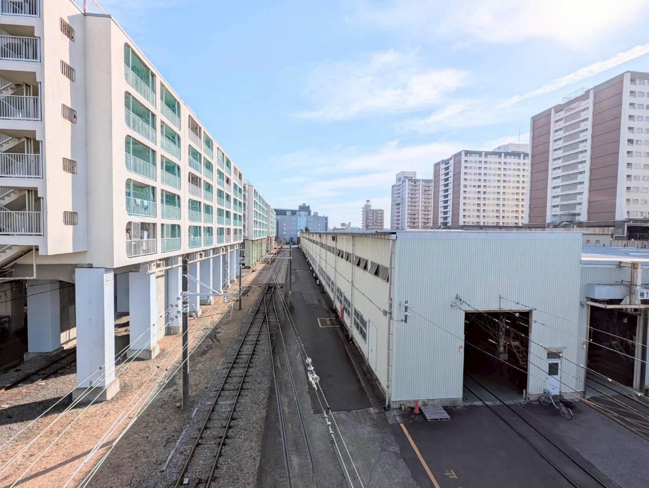 都営西台アパートと志村車両検修場